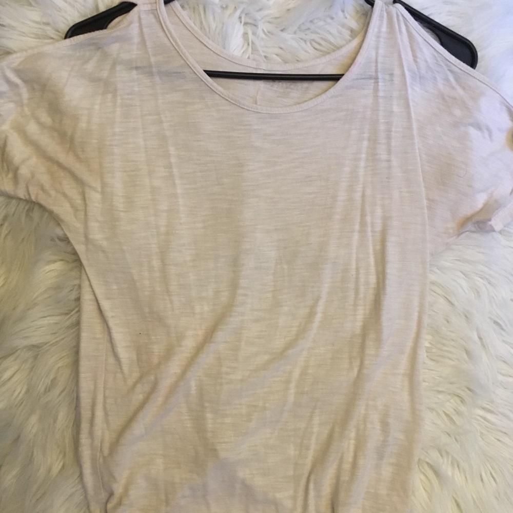 Cold Shoulder Tee • White